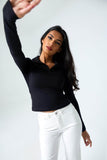 Evi Long Sleeve Polo