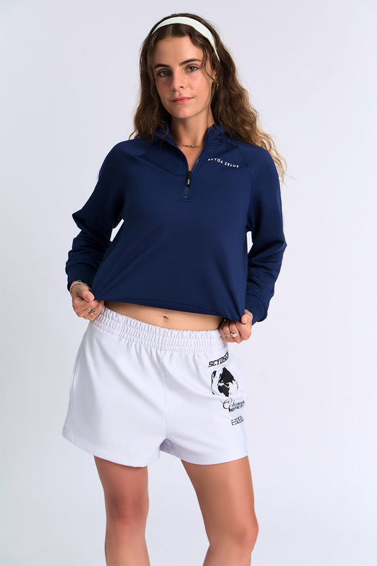 Raglan Sleeve Zip Up Jacket