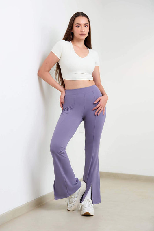 Sleek Slit Flare Legging