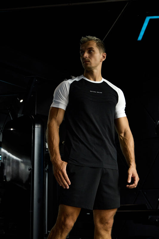Contrast Seamless Raglan Tee