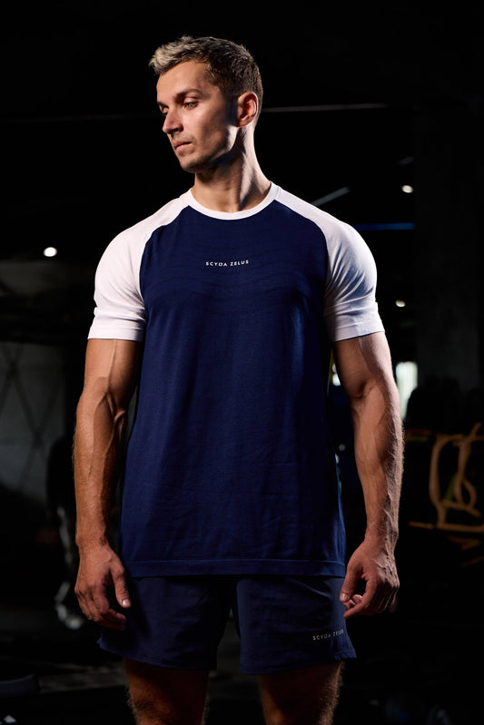 Contrast Seamless Raglan Tee