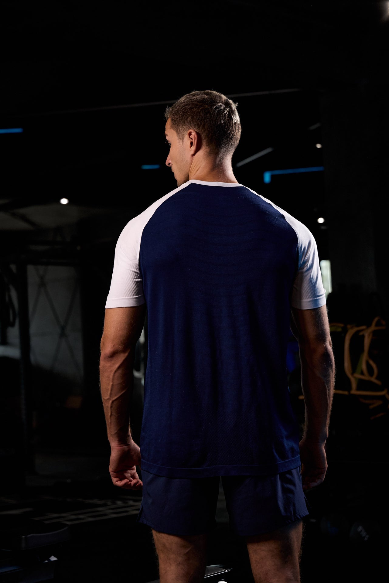 Contrast Seamless Raglan Tee