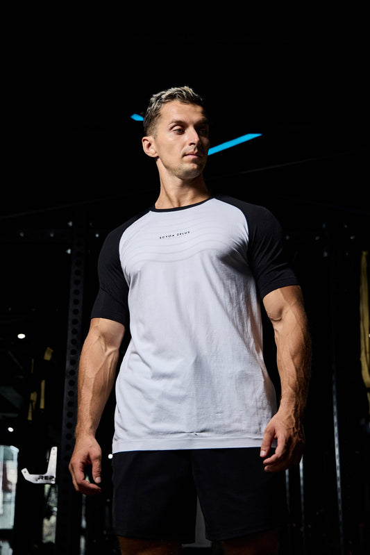 Contrast Seamless Raglan Tee