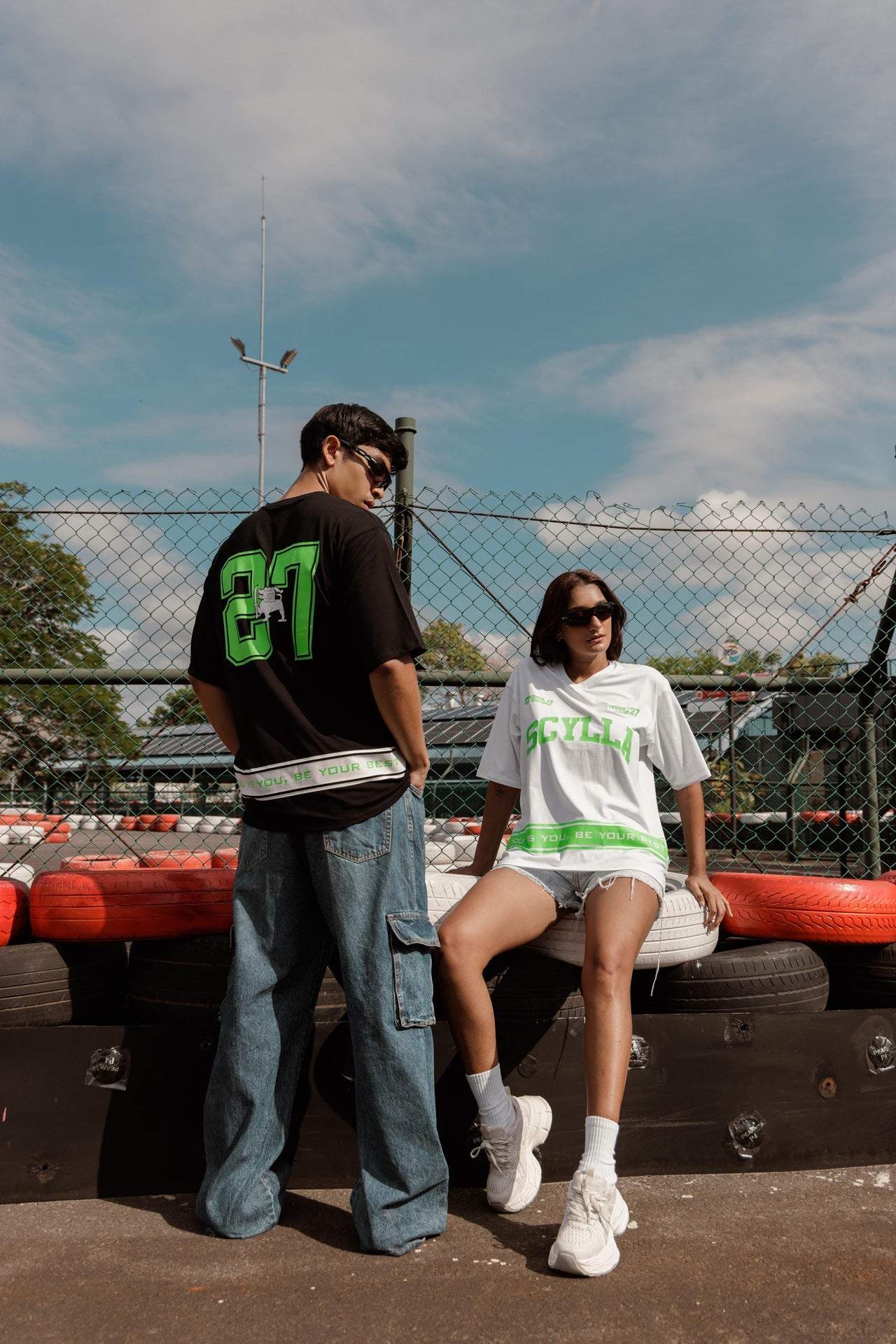 SZ x YD Unit 27 Jersey Oversize Tee