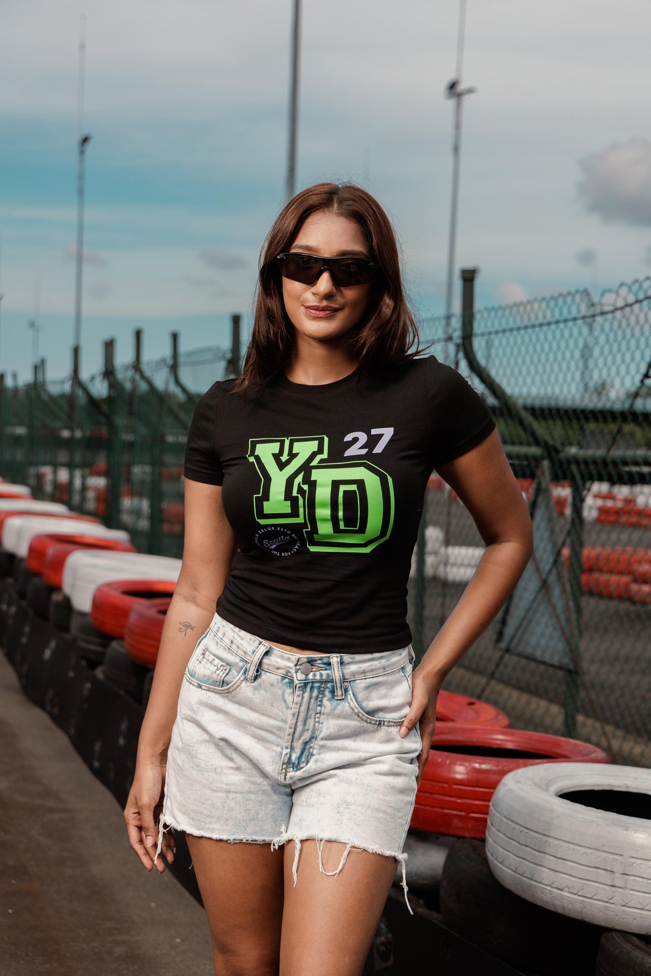 SZ x YD Unit 27 Crop Fitted Tee
