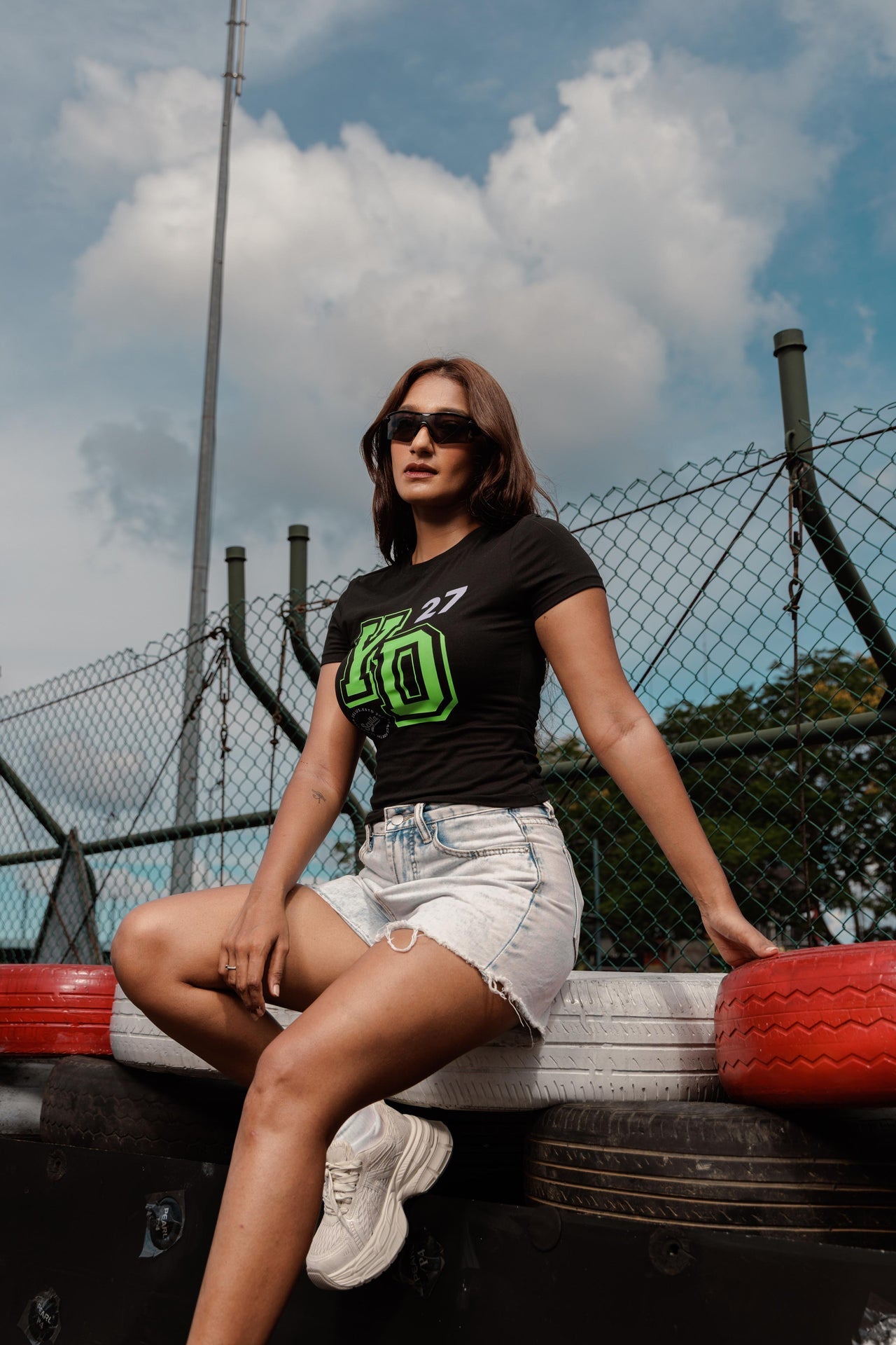 SZ x YD Unit 27 Crop Fitted Tee
