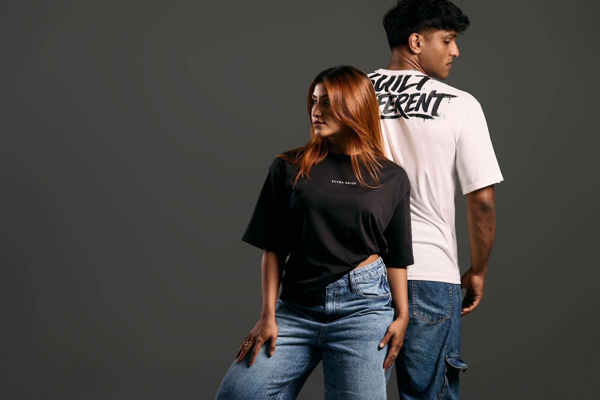 SCY Built Different Oversize Tee