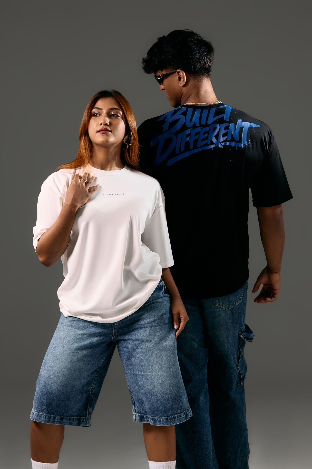 SCY Built Different Oversize Tee