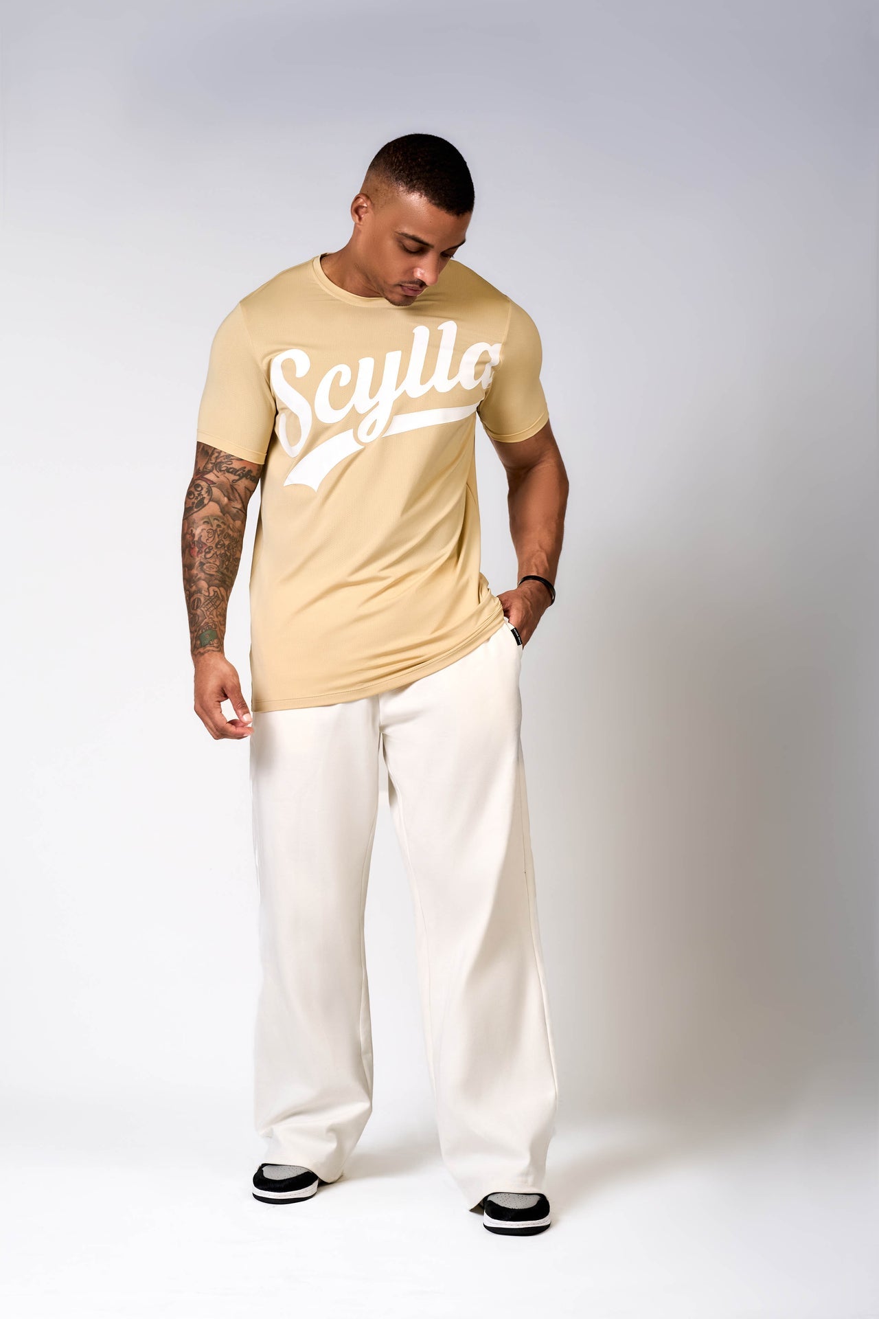 Script Authority Mesh Tee