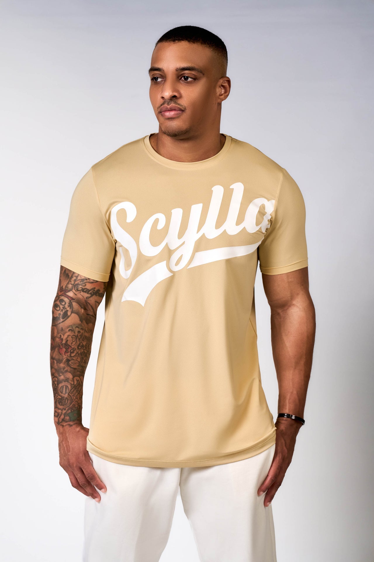 Script Authority Mesh Tee