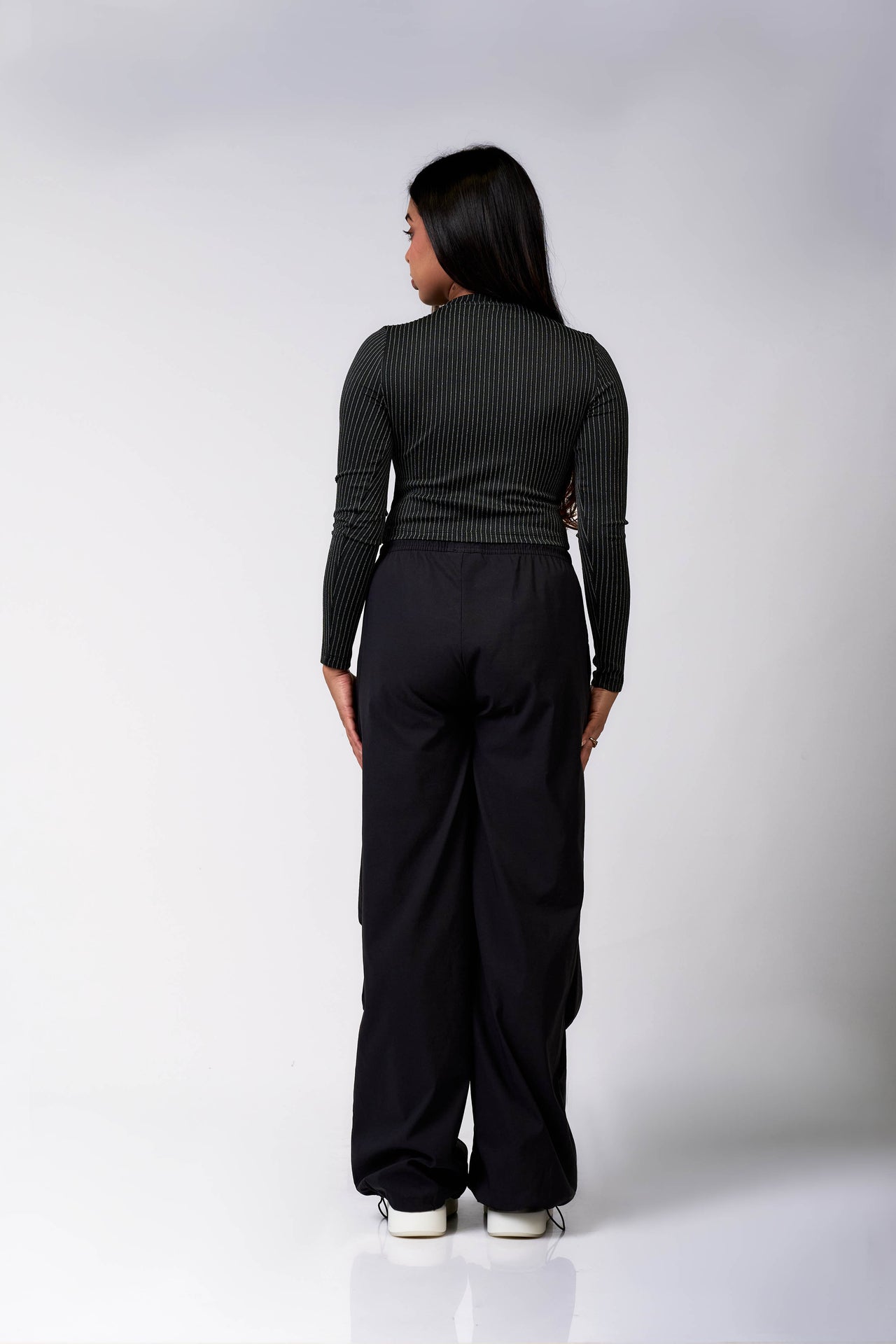 Linear Rib Long Sleeve