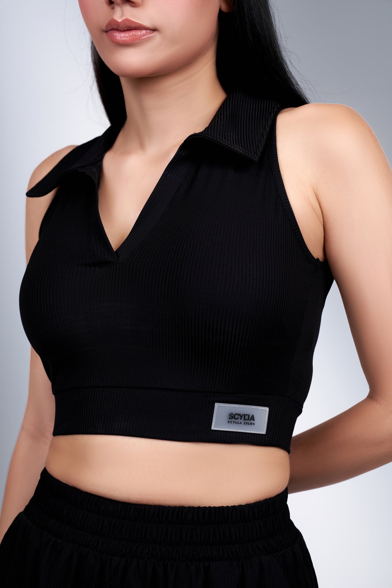 SCY Stride Crop Polo