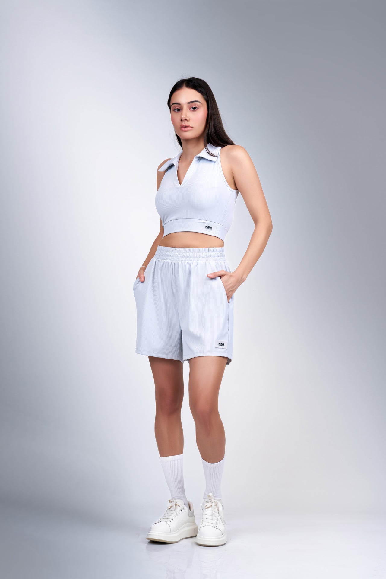 SCY Stride Crop Polo