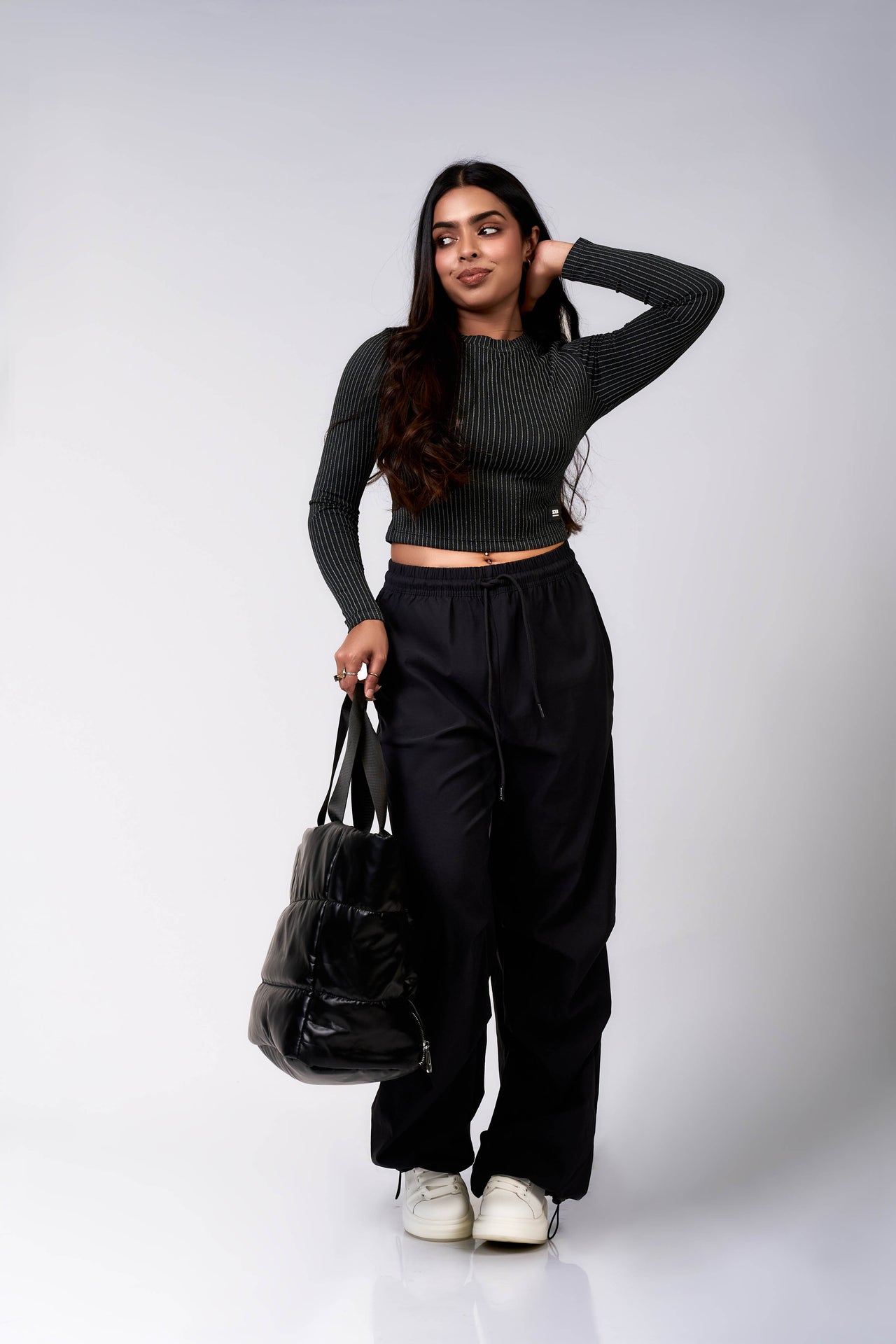 Linear Rib Long Sleeve