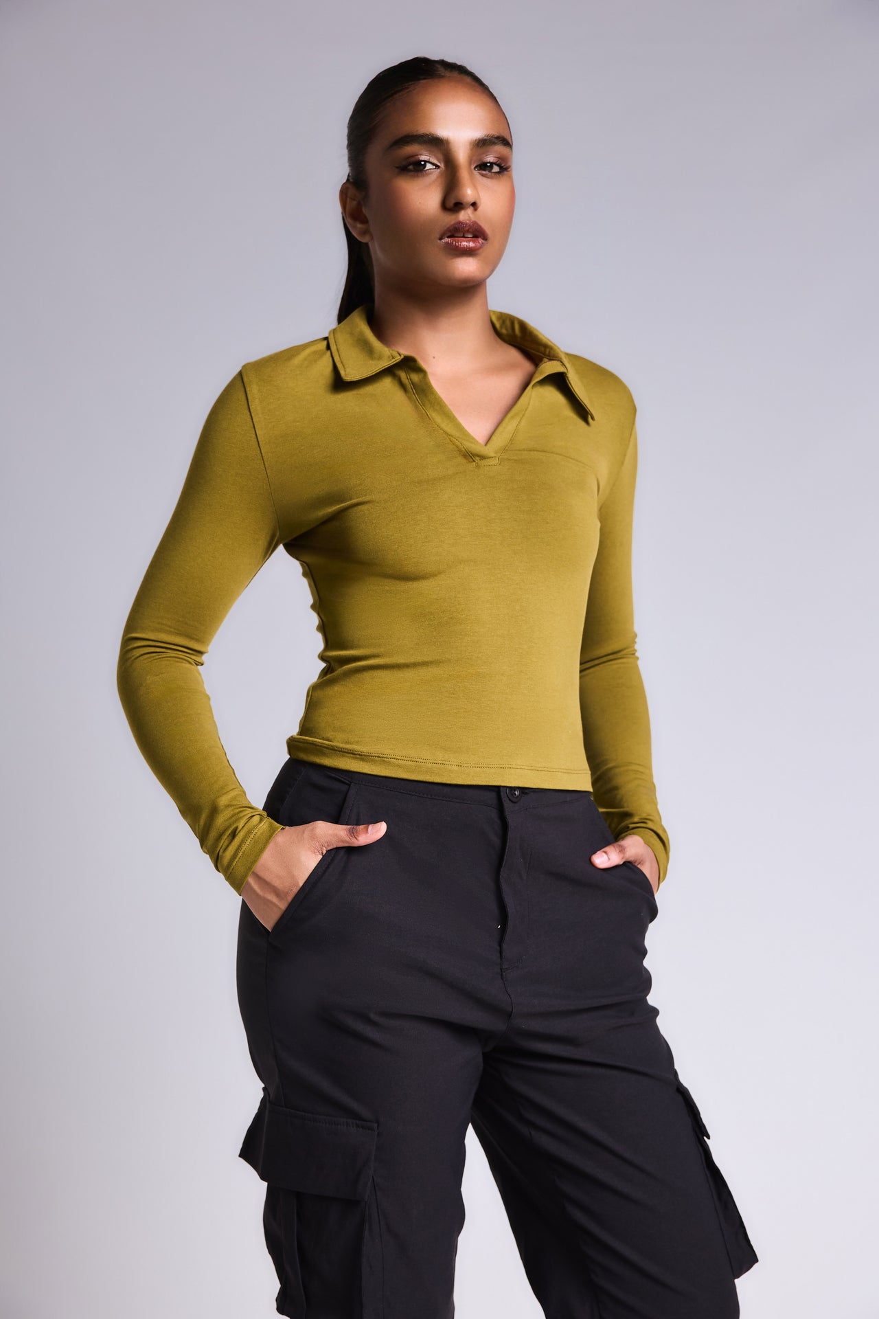Evi Long Sleeve Polo