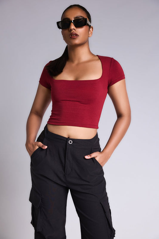Seren Square Crop Top