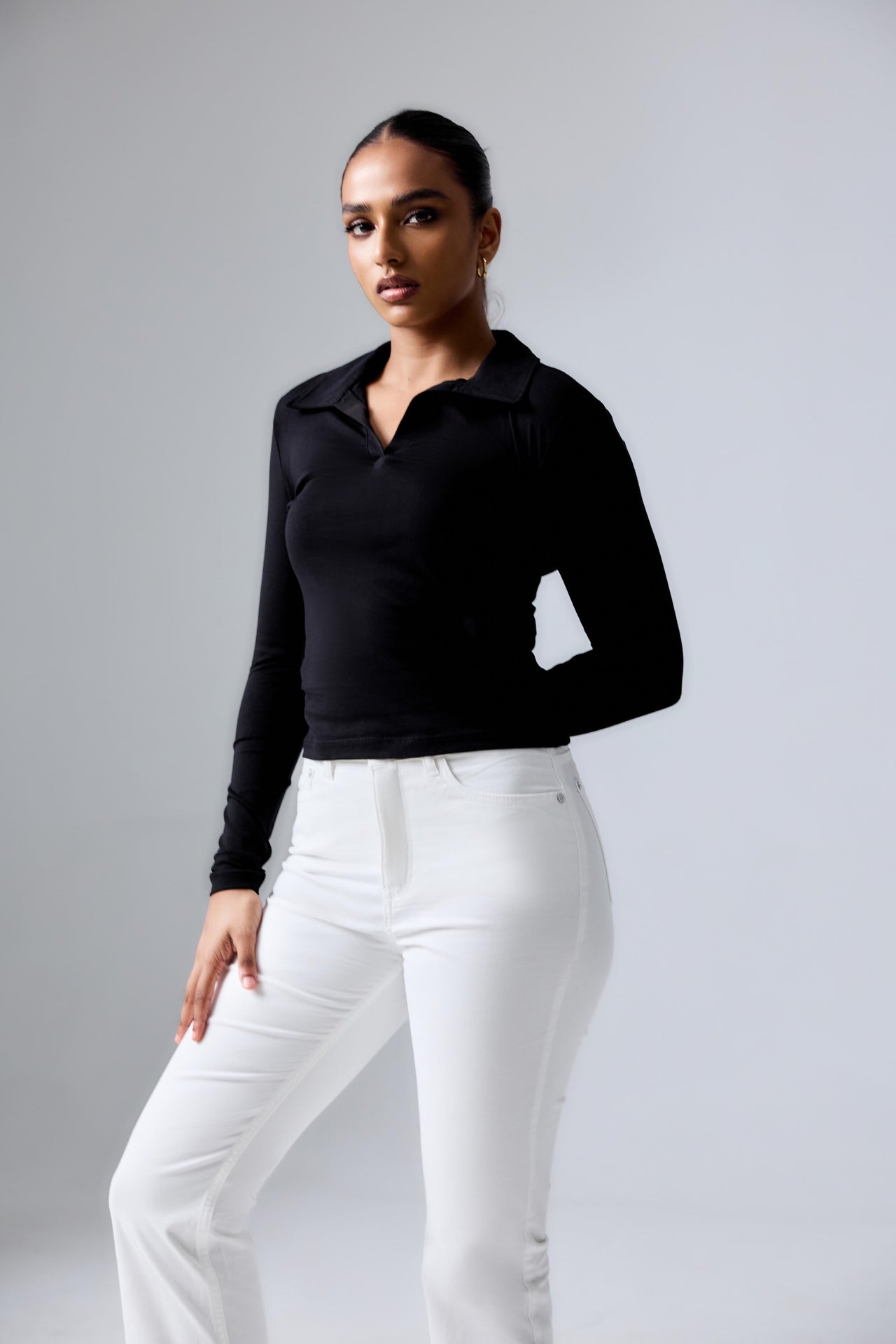 Evi Long Sleeve Polo