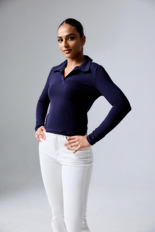 Evi Long Sleeve Polo