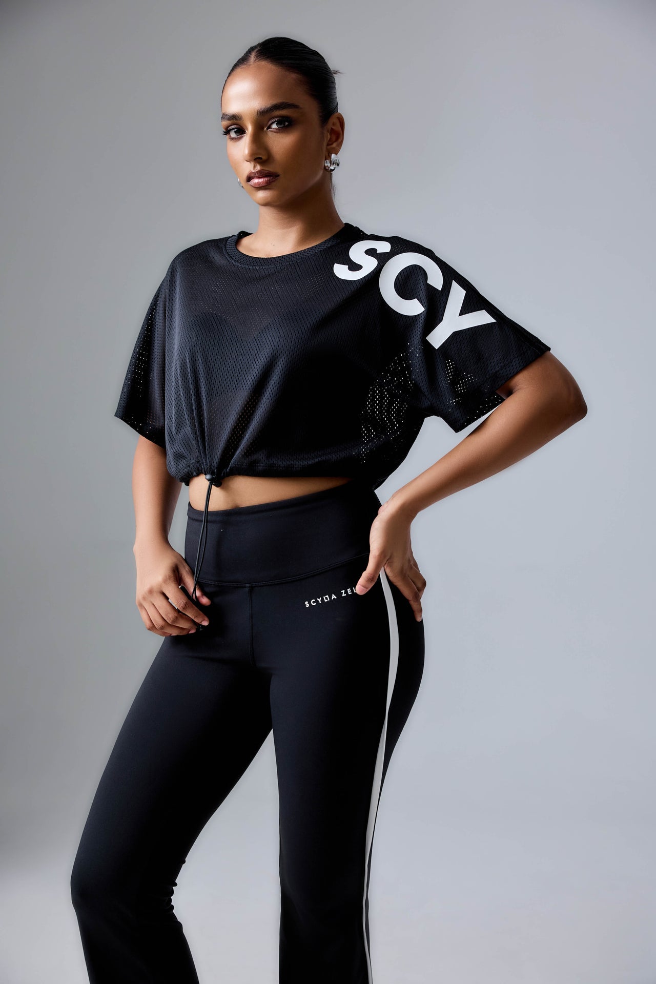 SCY Contrast Flare Legging