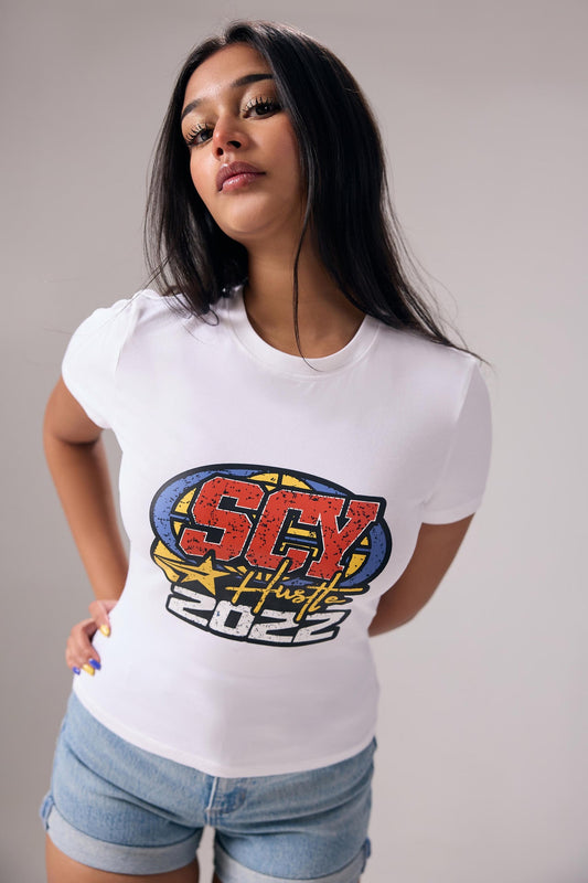 SZ Hustle 22 Fitted Tee