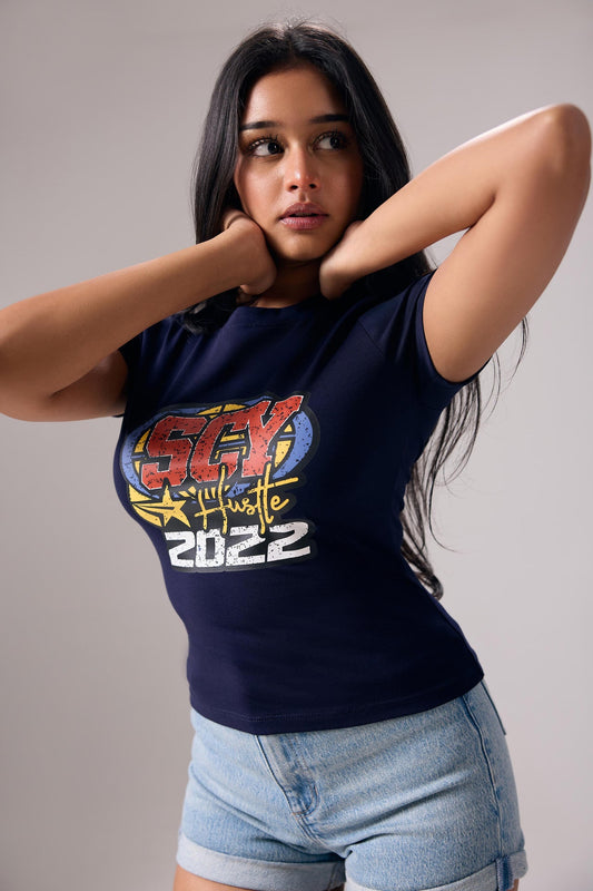 SZ Hustle 22 Fitted Tee