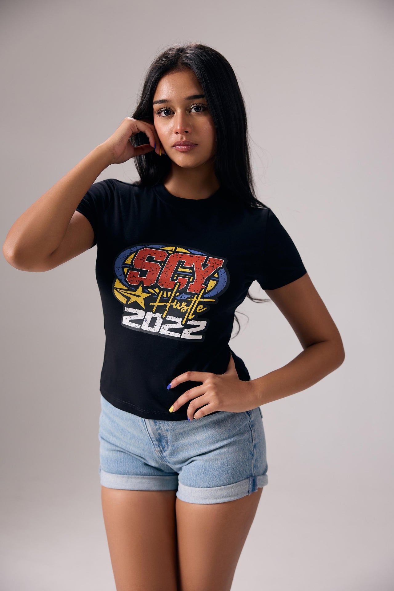 SZ Hustle 22 Fitted Tee