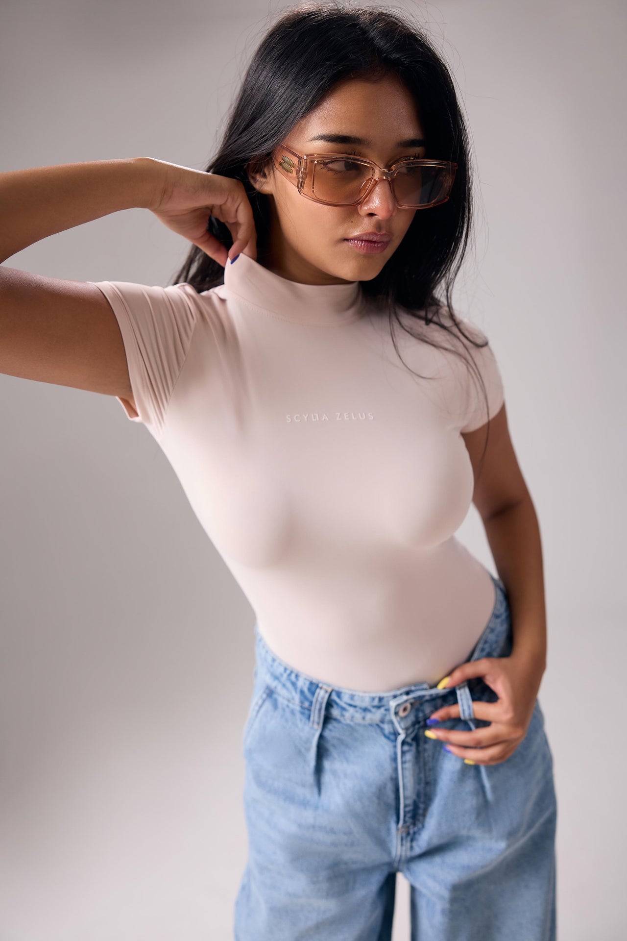 Scylla Luma High Collard Bodysuit