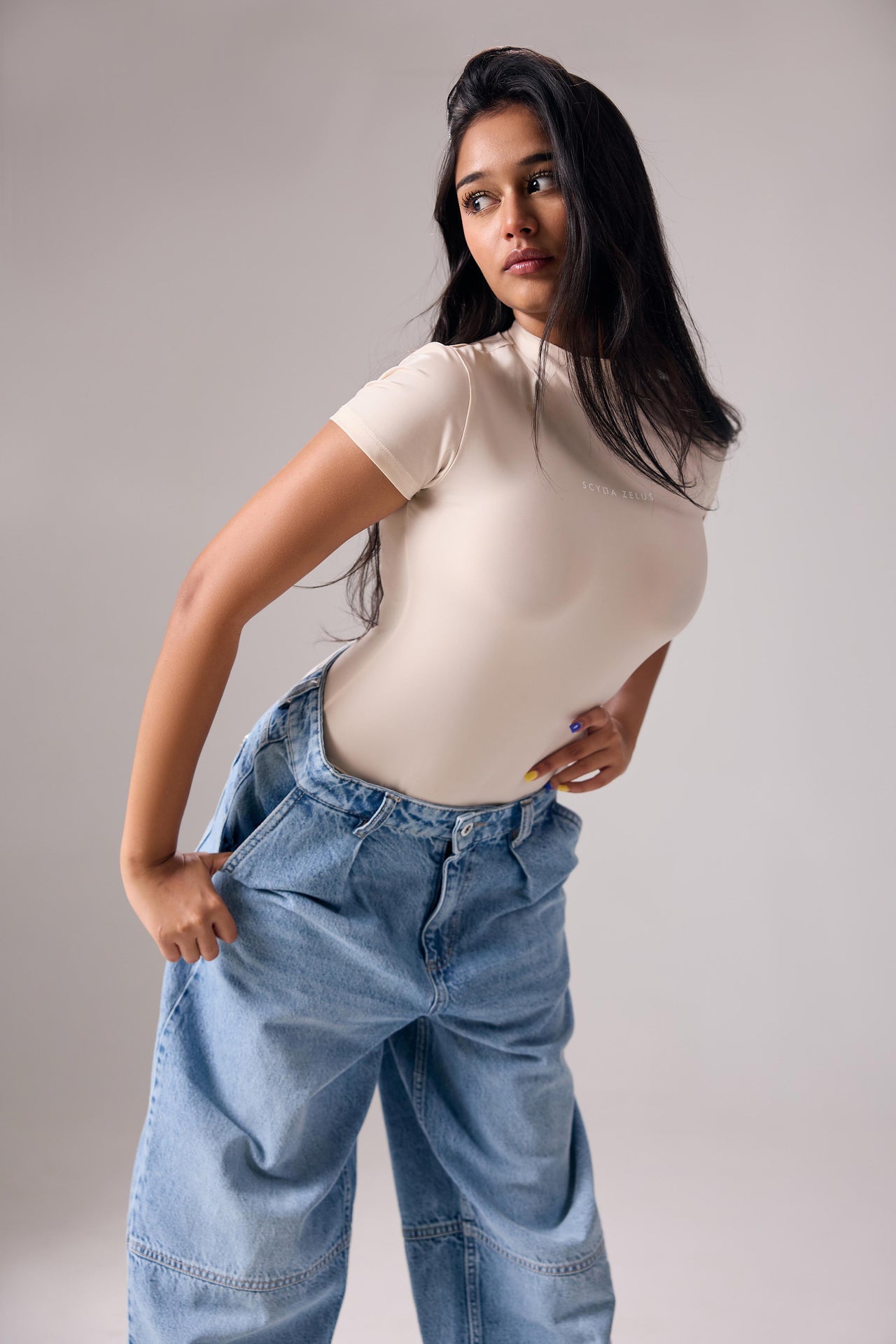 Scylla Luma High Collard Bodysuit