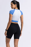Blockburst Crop top W/ built in Bra