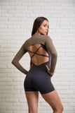Sleek Stripe Romper