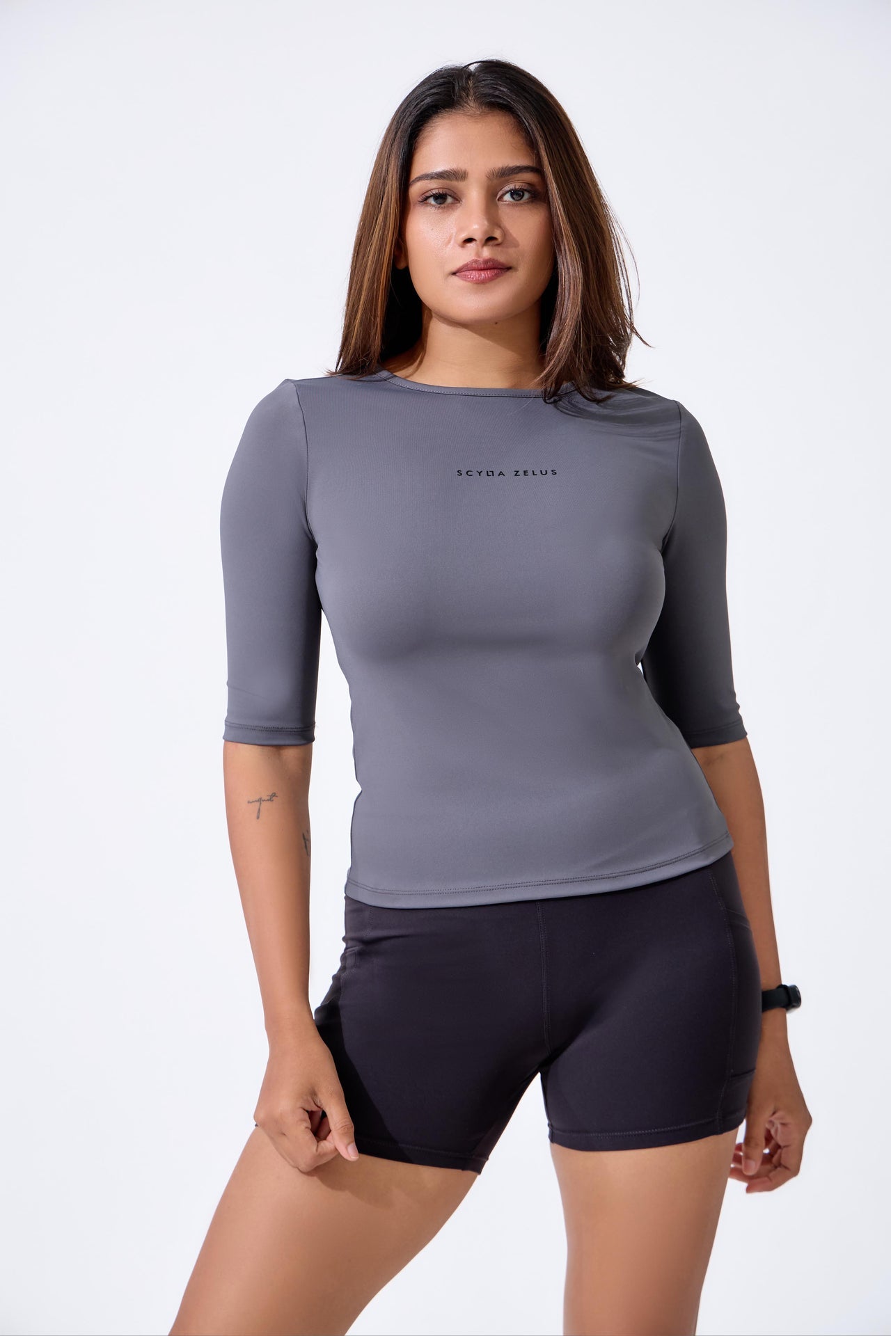 Ari 3/4 Sleeve Crop Top