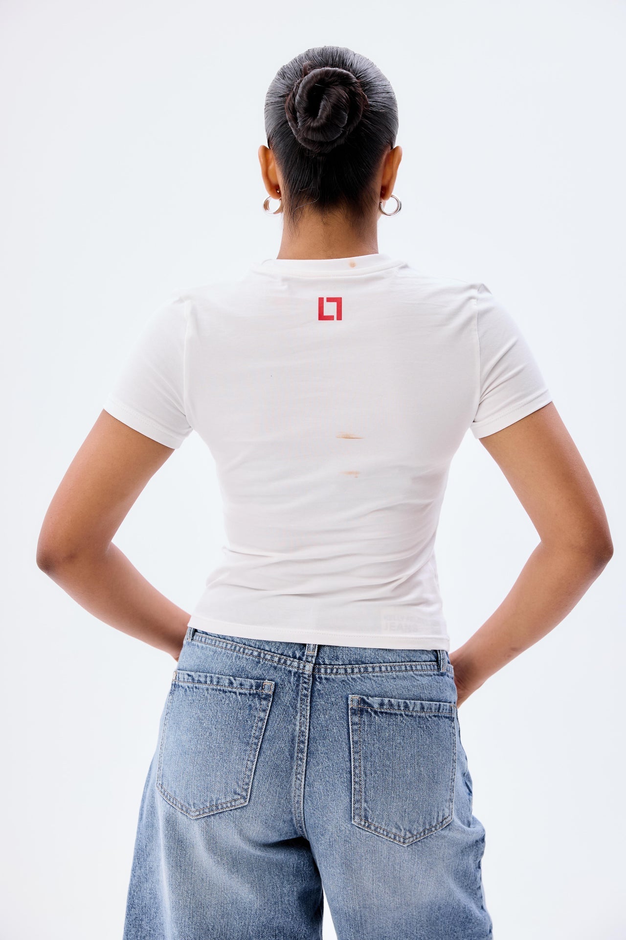 Pink Artifact Fitted Tee