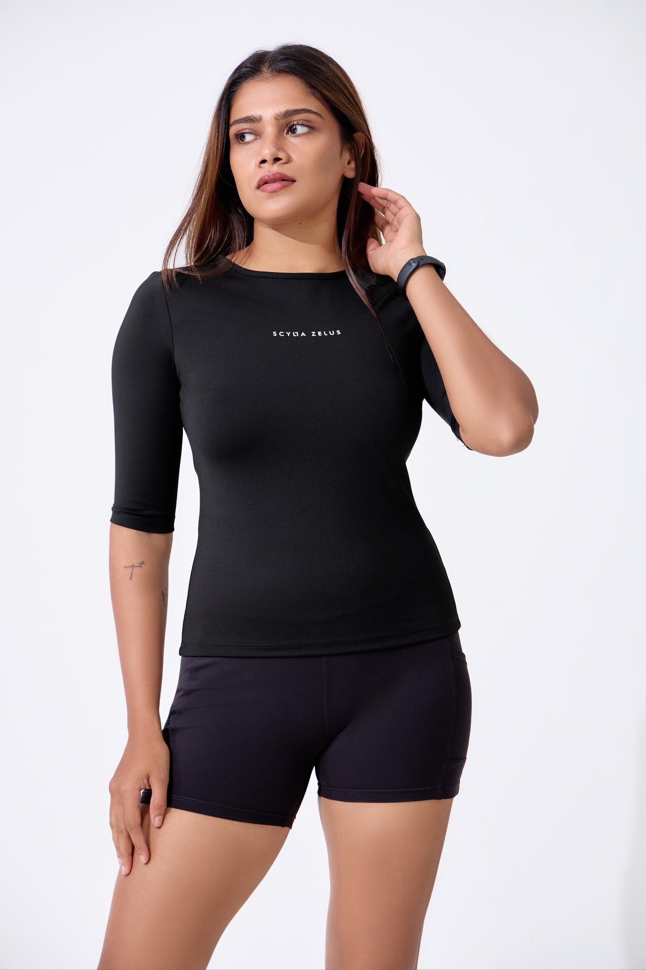 Ari 3/4 Sleeve Crop Top
