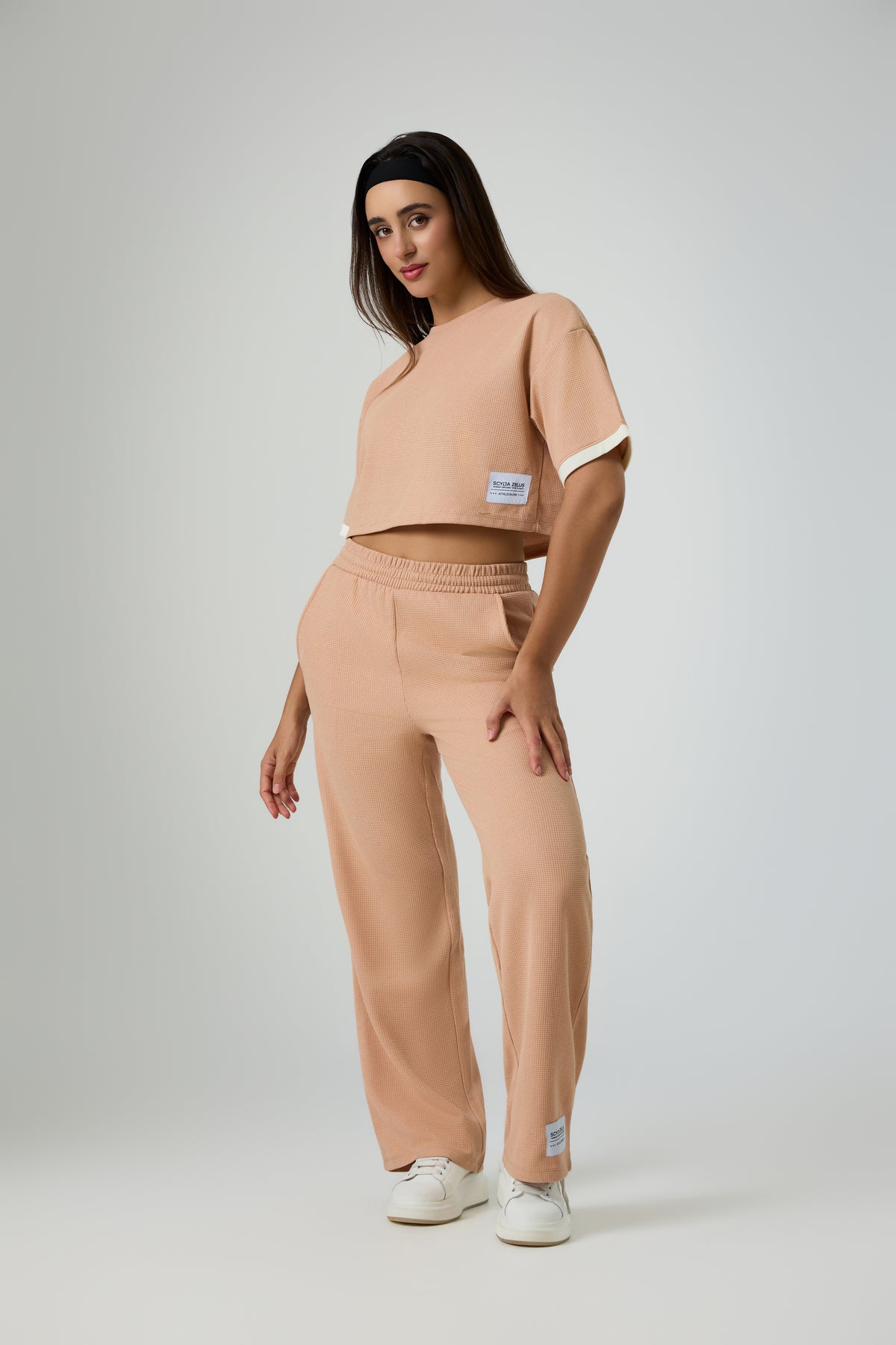 SCY Waffle Crop Top