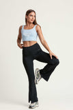 Sleek Slit Flare Legging