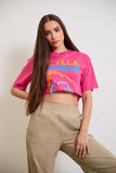 SZ Glitchworld Crop Tee
